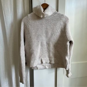 Madewell Ribbed Cropped Sweater. Size S.